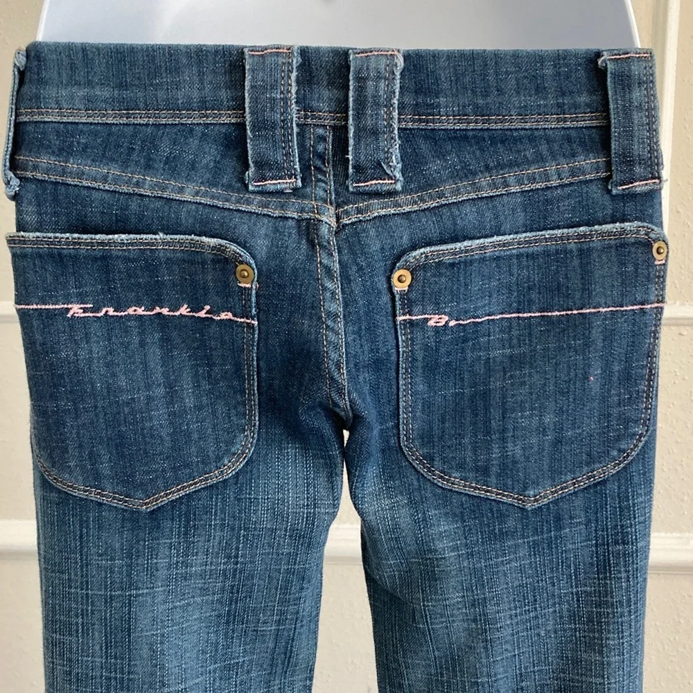 Frankie B. Dark Blue Flare Jeans - Picture 4 of 6